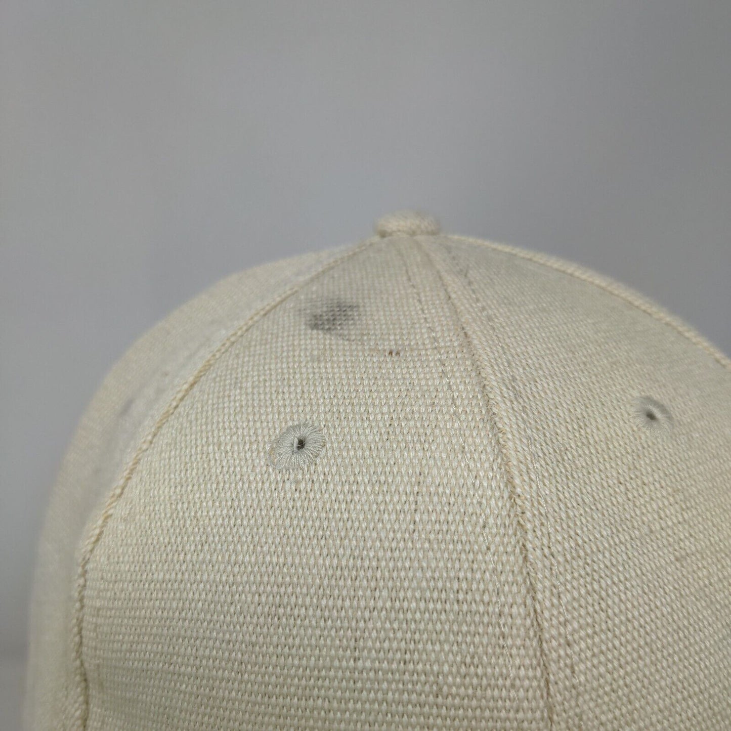 FLC Bank Florida's Hemp Bank Strapback Hat Tan One Size Adjustable Econscious