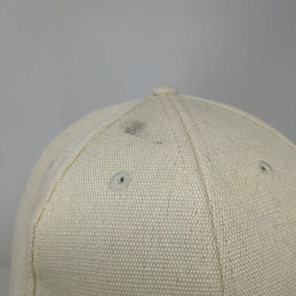 FLC Bank Florida's Hemp Bank Strapback Hat Tan One Size Adjustable Econscious