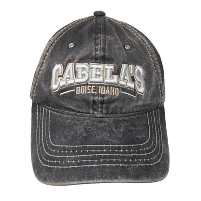 Cabela's Boise Idaho Slideback Hat Gray One Size Embroidered Adjustable