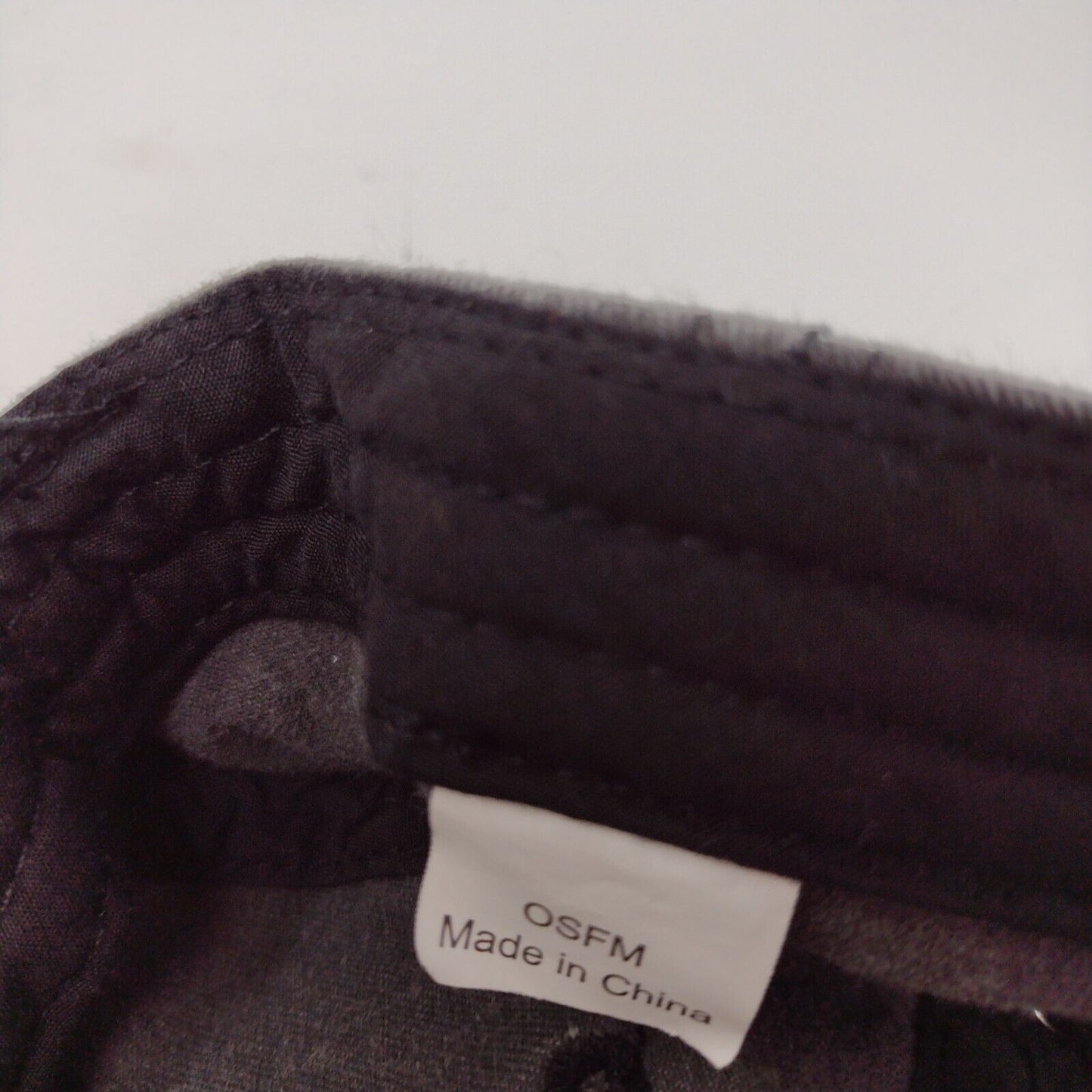 Unbranded Strapback Hat Gray OSFM Solid Adjustable Blank 6 Panel