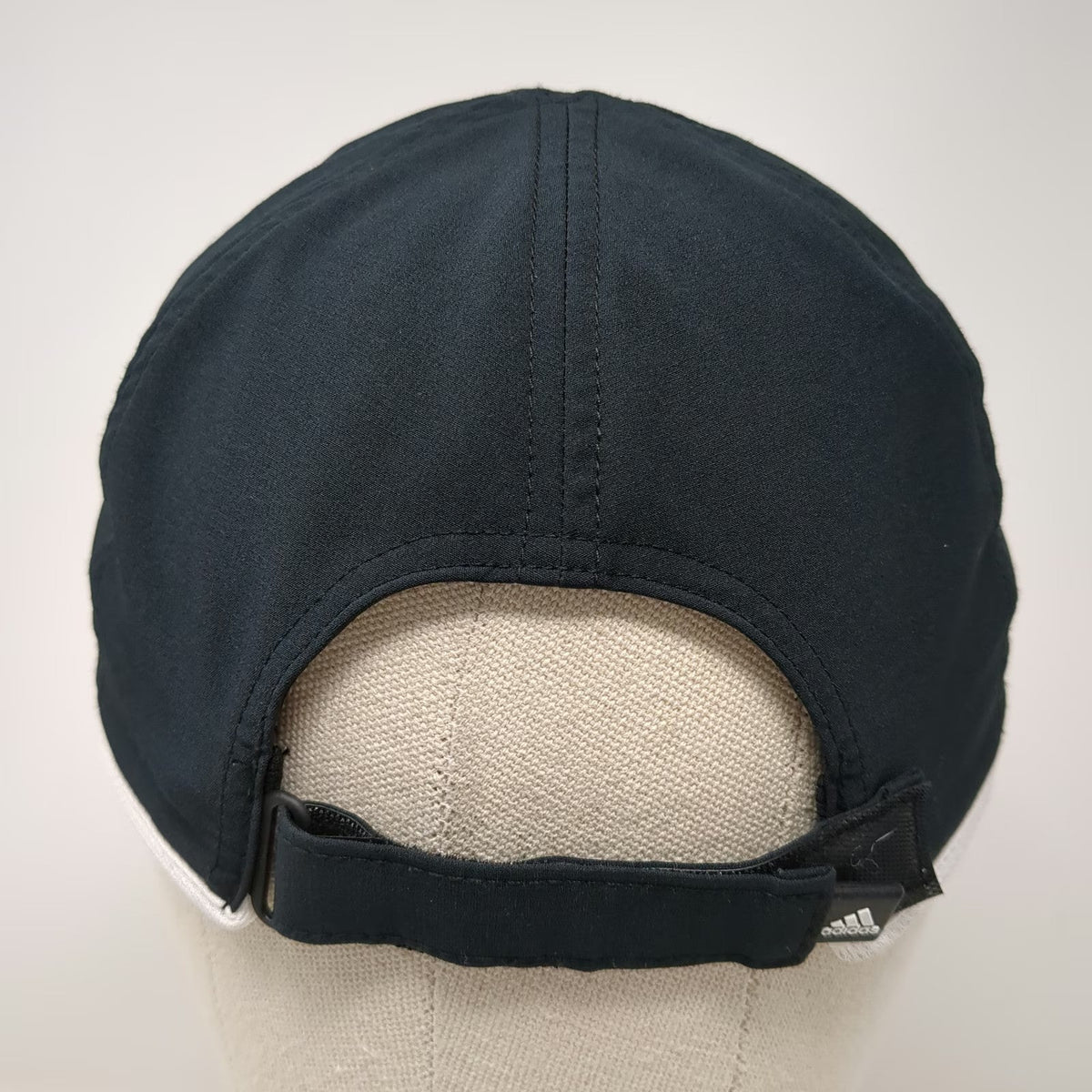 Adidas Baseball Cap Black One Size Aeroready Strapback Side Mesh Hat Sport