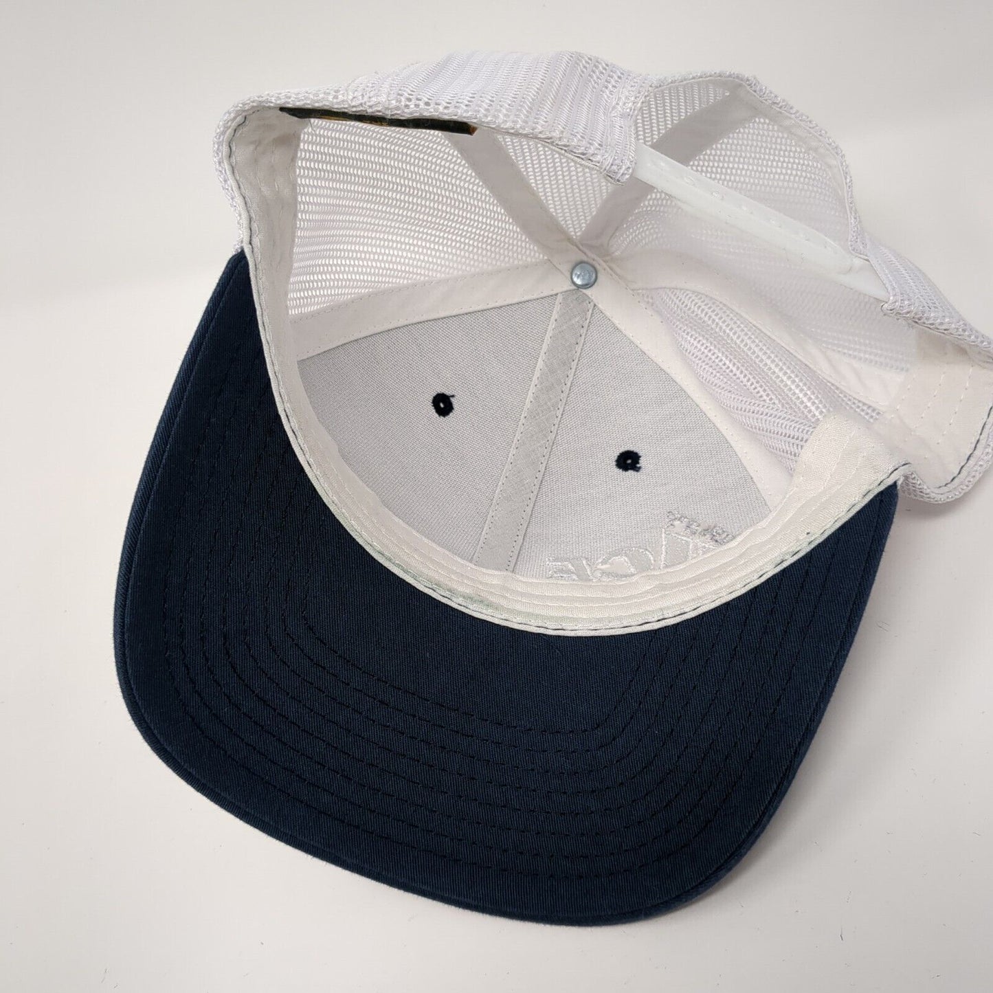 Hunter's ACE The Helpful Place Snapback Trucker Hat Blue OS Mesh Back Yupoong