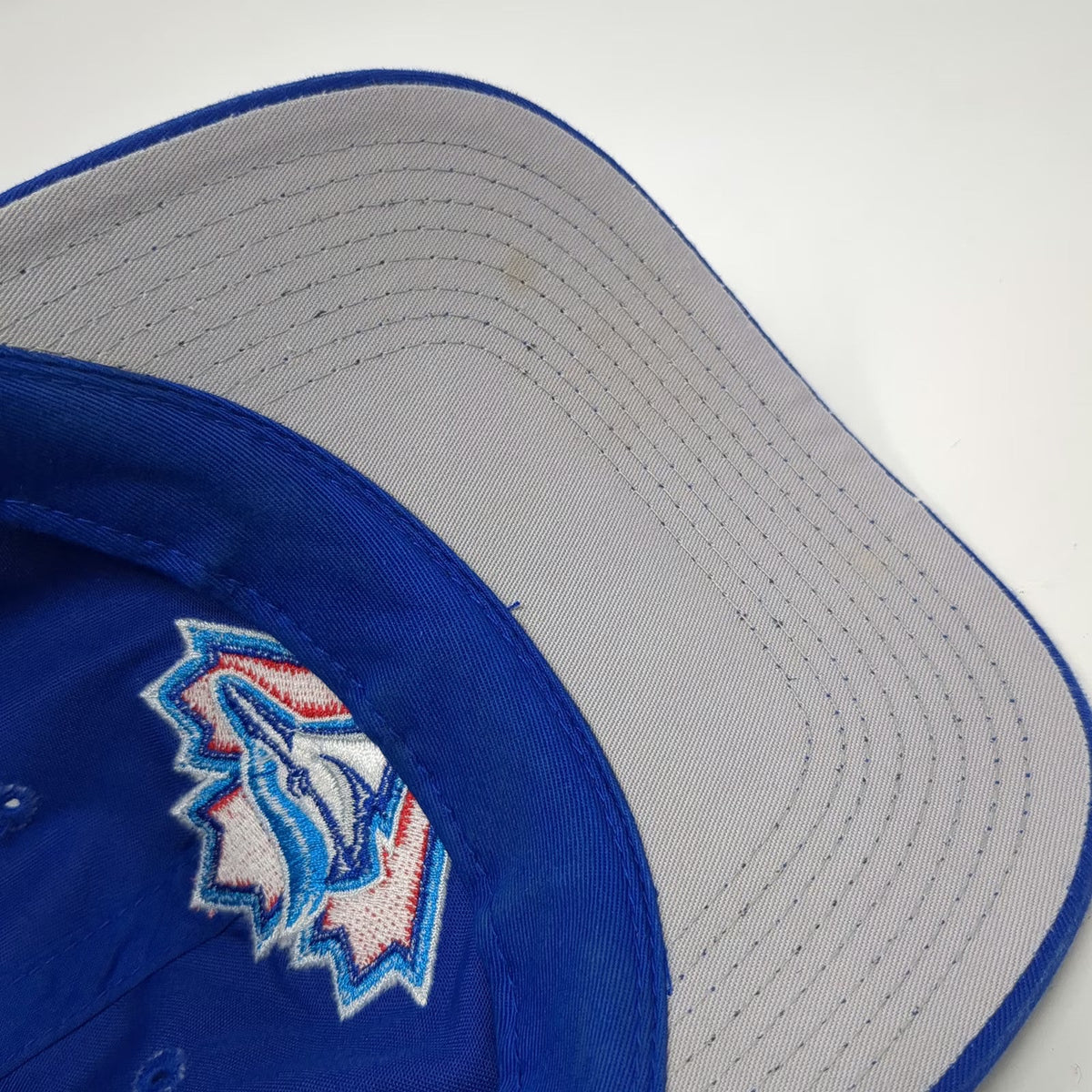Toronto Blue Jays MLB Outdoor Cap Snapback One Size Hat Gray Underbrim Stitched