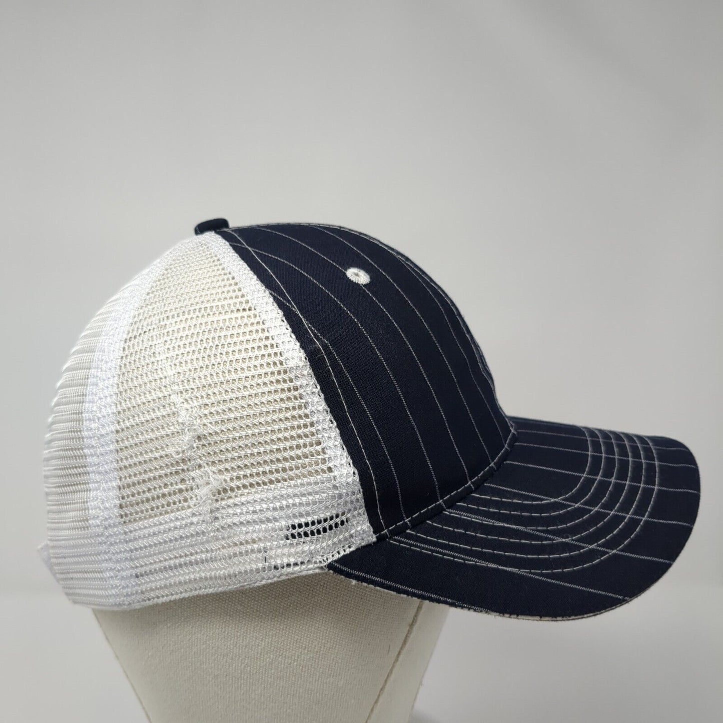 Farm Bureau Ins Strapback Trucker Hat Blue One Size Adjustable Mesh Back