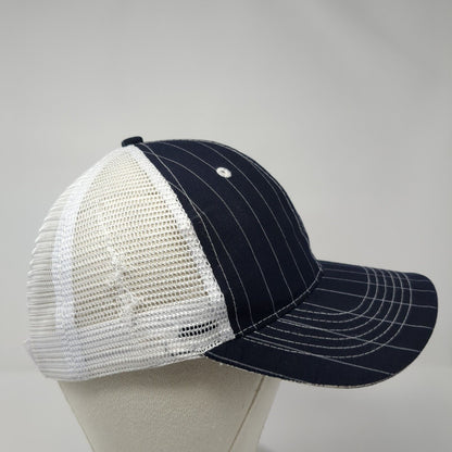 Farm Bureau Ins Strapback Trucker Hat Blue One Size Adjustable Mesh Back