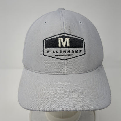 Millenkamp Strapback Hat Gray One Size Adjustable Embroidered Port Authority