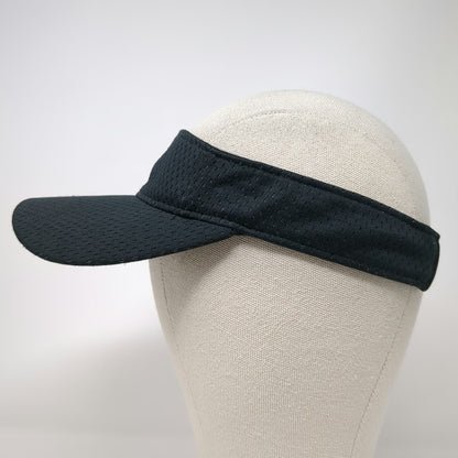 Nike Visor Black One Size Mesh Adjustable Embroidered Logo Sport Golf Tennis Hat