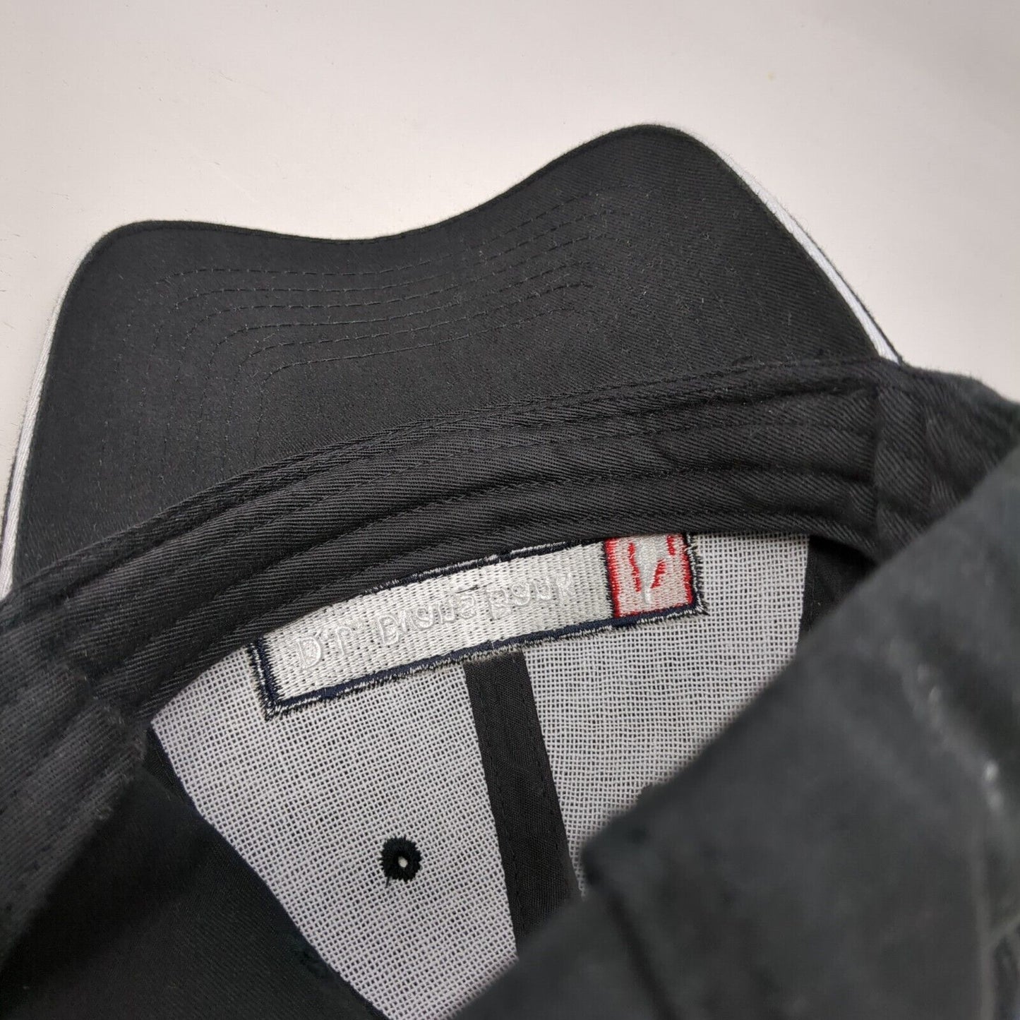 D.L. Evans Bank Strapback Hat Black OSFA Adjustable Embroidered 6 Panel