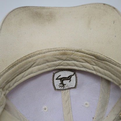 John Deere Baseball Cap Beige Camo One Size Strapback Embroidered Logo Hat
