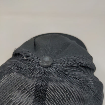 Fox Head Snapback Mesh Back Trucker Hat Black OSFA Embroidered Logo