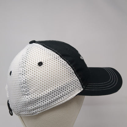 Whitetail Strapback Hat Black One Size Classic Cut Ahead Lightweight