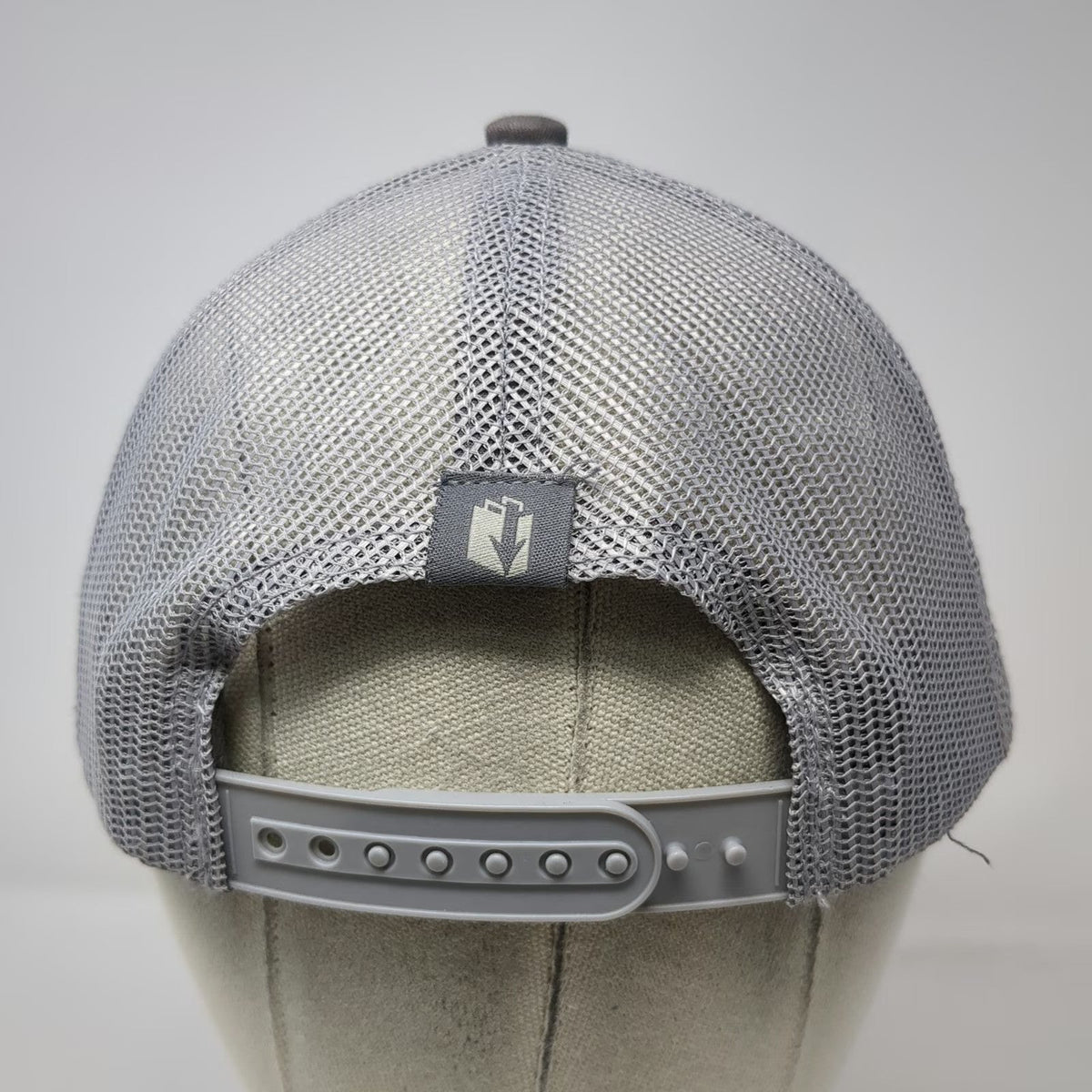 In the Bag Trucker Hat Gray One Size Sasquatch Golf Patch Mesh Back Snapback