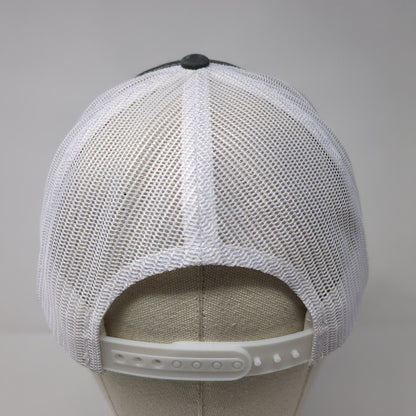 Leupold Snapback Trucker Hat Gray One Size Adjustable Embroidered Mesh Back