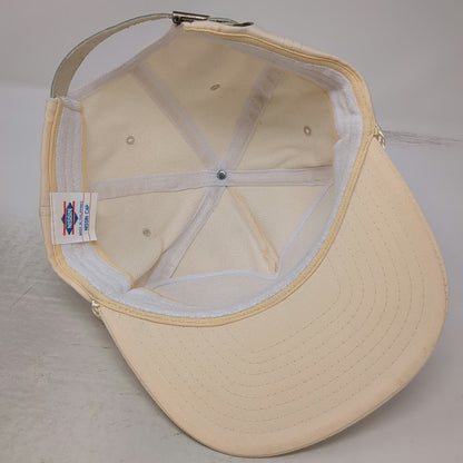 Nissin 5 Panel Beige One Size TCT Trans Continental Transport Rope Hat Slideback