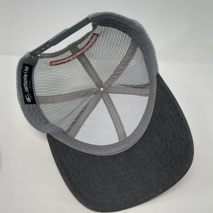 CBH Homes Snapback Mesh Back Trucker Hat Gray One Size Outdoor Cap