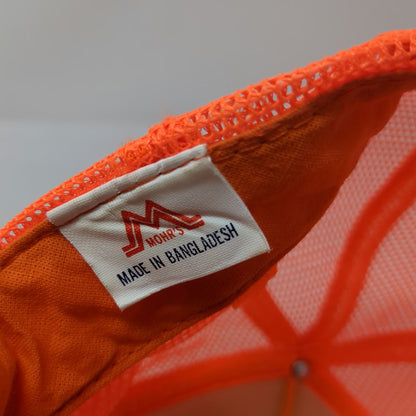 Mohr's Trucker Hat Orange One Size Idaho Transportation Department Mesh Snapback