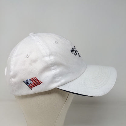 Ray Catena Lexus Men's Strapback Hat White Size OSFA Embroidered Logo