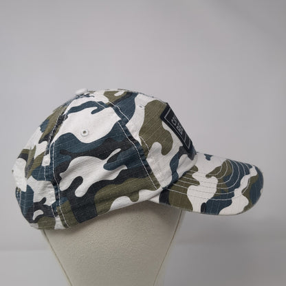 Crystal Beach Texas Strapback Baseball Cap Multicolor One Size Adjustable Camo