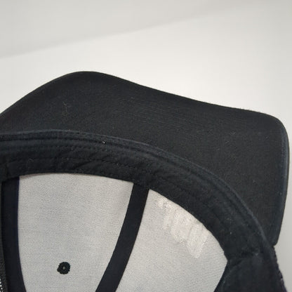 JCA Underground Snapback Trucker Hat Black One Size Mesh Back Yupoong