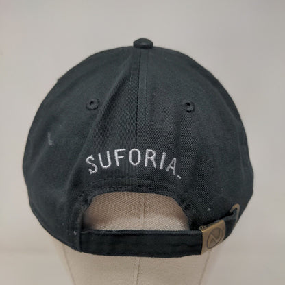 Suforia Slideback Hat Black OSFA Embroidered Adjustable Newhattan