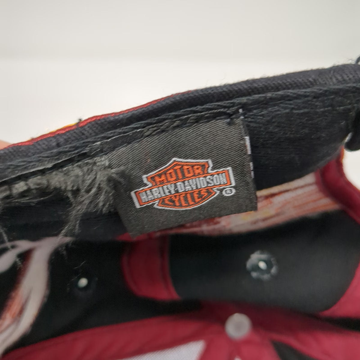 Harley-Davidson Baseball Cap Black One Size Tokyo Japan Kameido Flames Hat