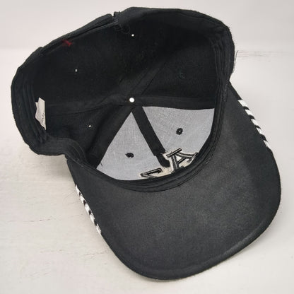 Black Baseball Cap One Size Arizona AZ Embroidered Strapback Curved Bill Hat