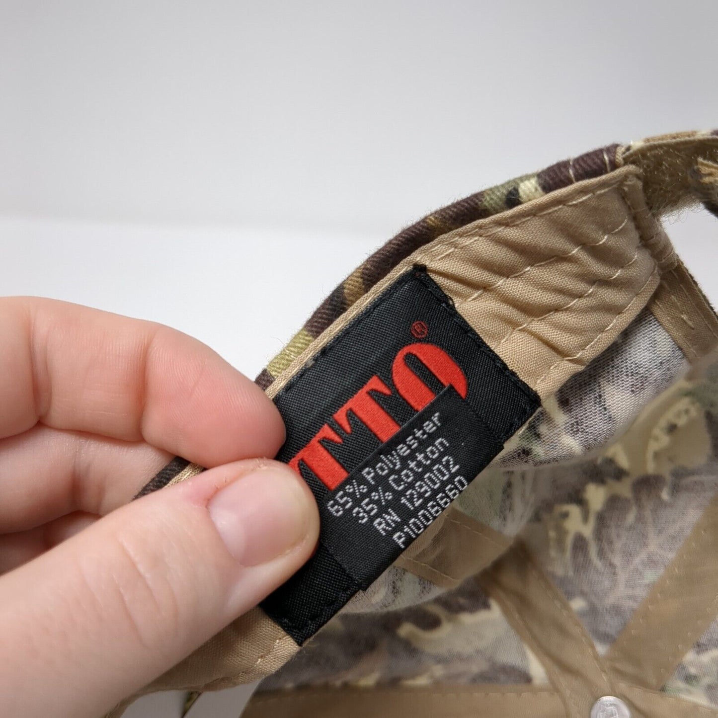 Bud's Powersports Polaris Cottonwood ID Strapback Hat Camouflage OS 6 Panel Otto