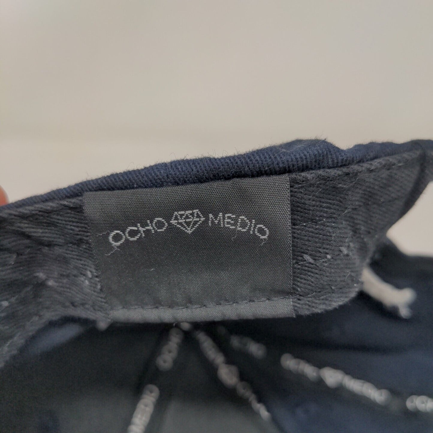 Diamond Ocho Medio Slideback Hat Blue One Size Adjustable Embroidered Cotton