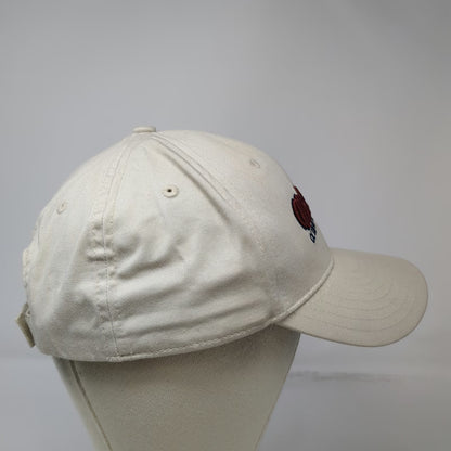 New Era Baseball Cap Beige Red Blue One Size 2003 US Open Olympia Fields USA Hat