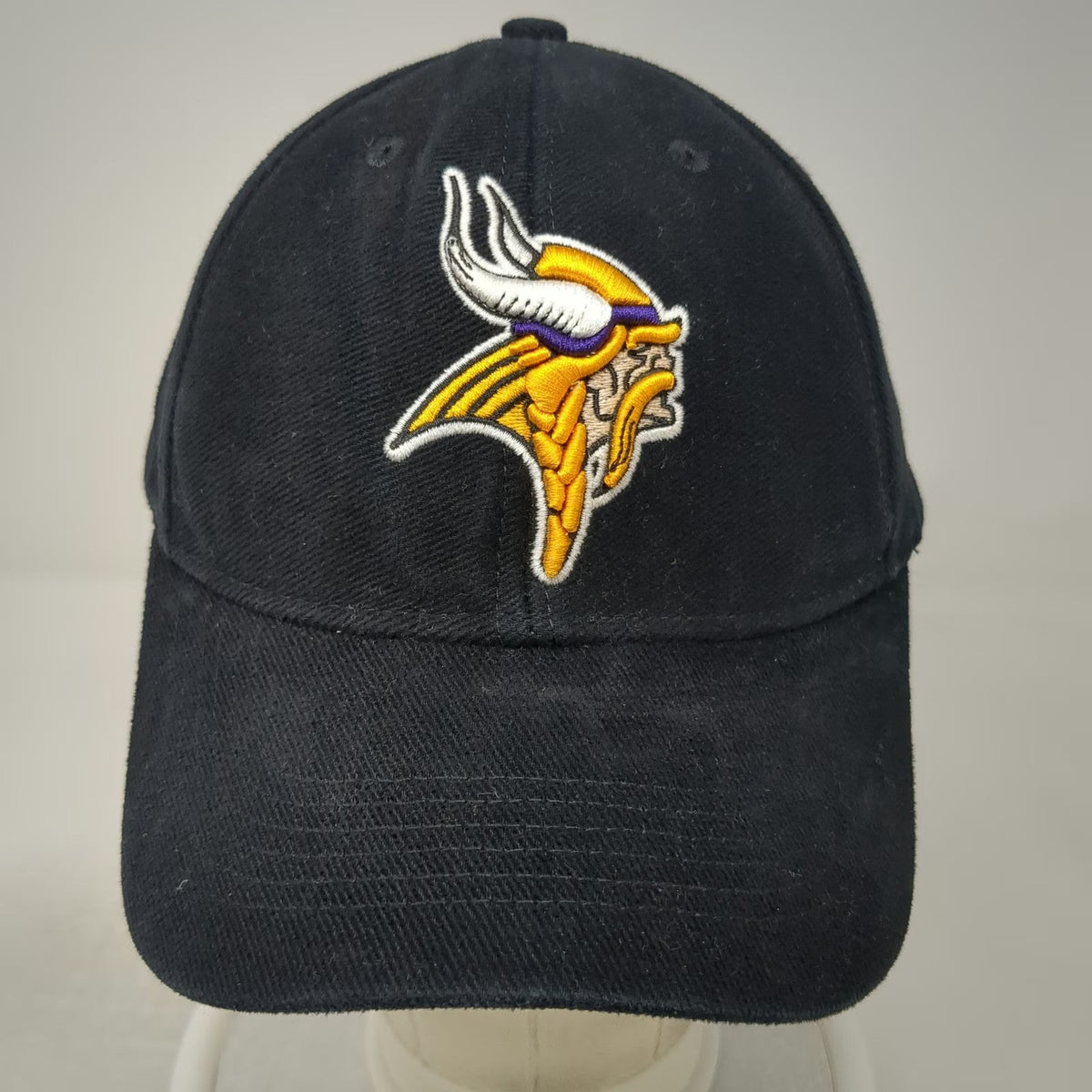 Reebok Baseball Cap Black One Size NFL Minnesota Vikings Corduroy Strapback Hat