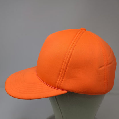5 Panel Orange One Size Rope Foam Front Snapback Blank Green Undervisor Hat