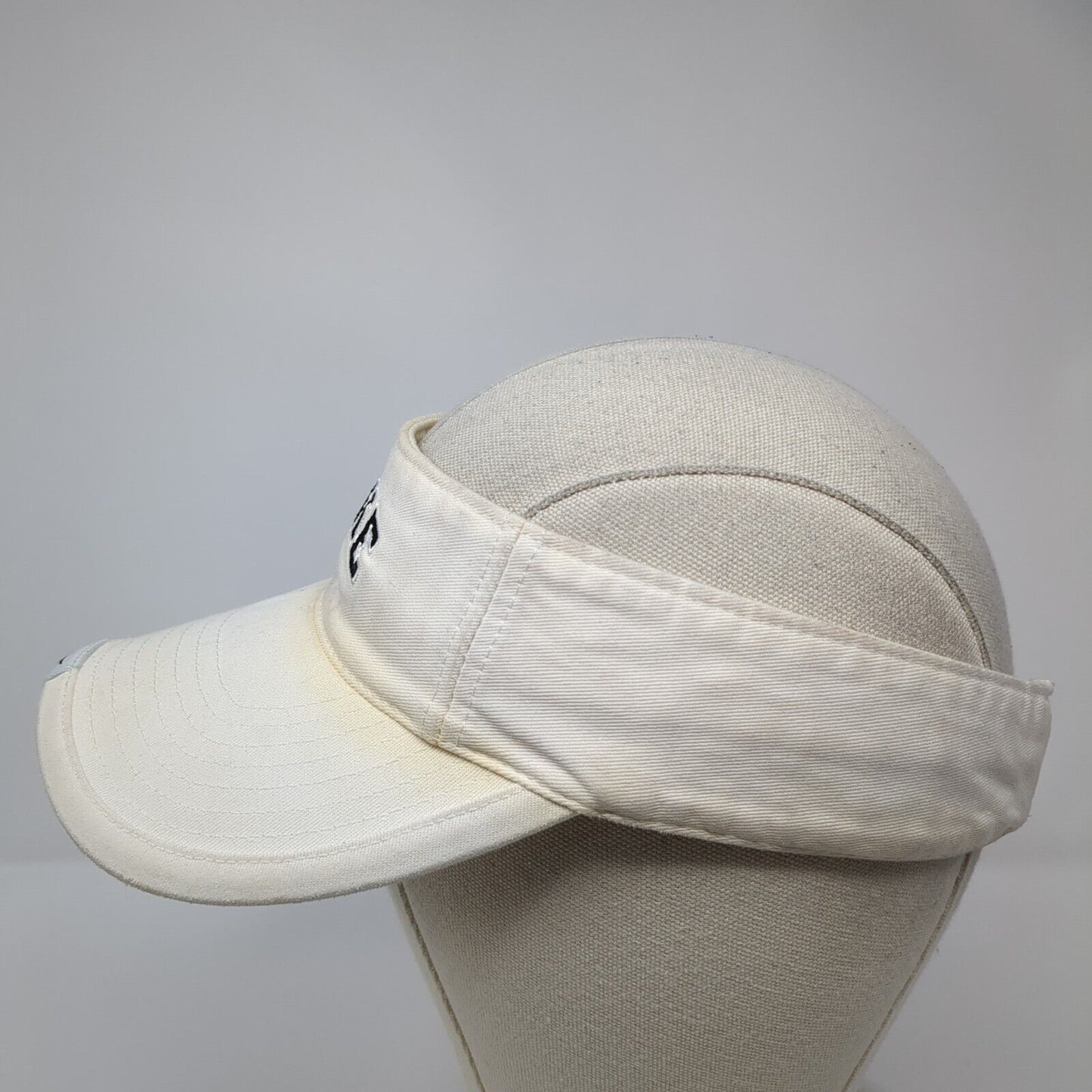 Nike Pro Classics Strapback Sun Visor Hat White One Size Adjustable