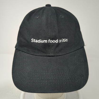 Baseball Cap Black One Size Stadium Food Critic T-Mobile Slideback Cotton Hat