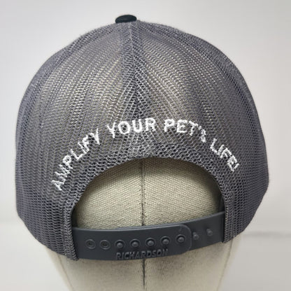 Richardson Trucker Hat Black One Size Mesh Back PetAmpLife Dog Graphic