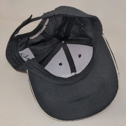 Pro Mix Strapback Hat Black One Size Embroidered Adjustable Creapub