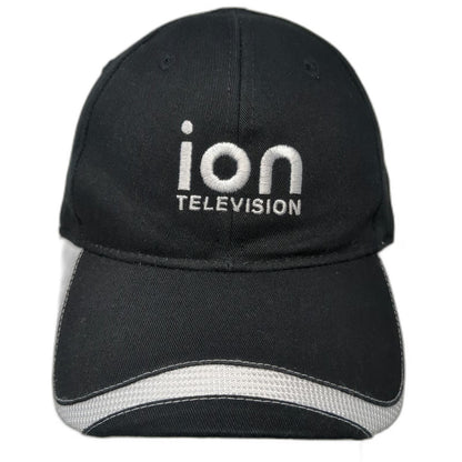 Big Accessories Baseball Cap Black White One Size Ion Television Mesh Trim Hat
