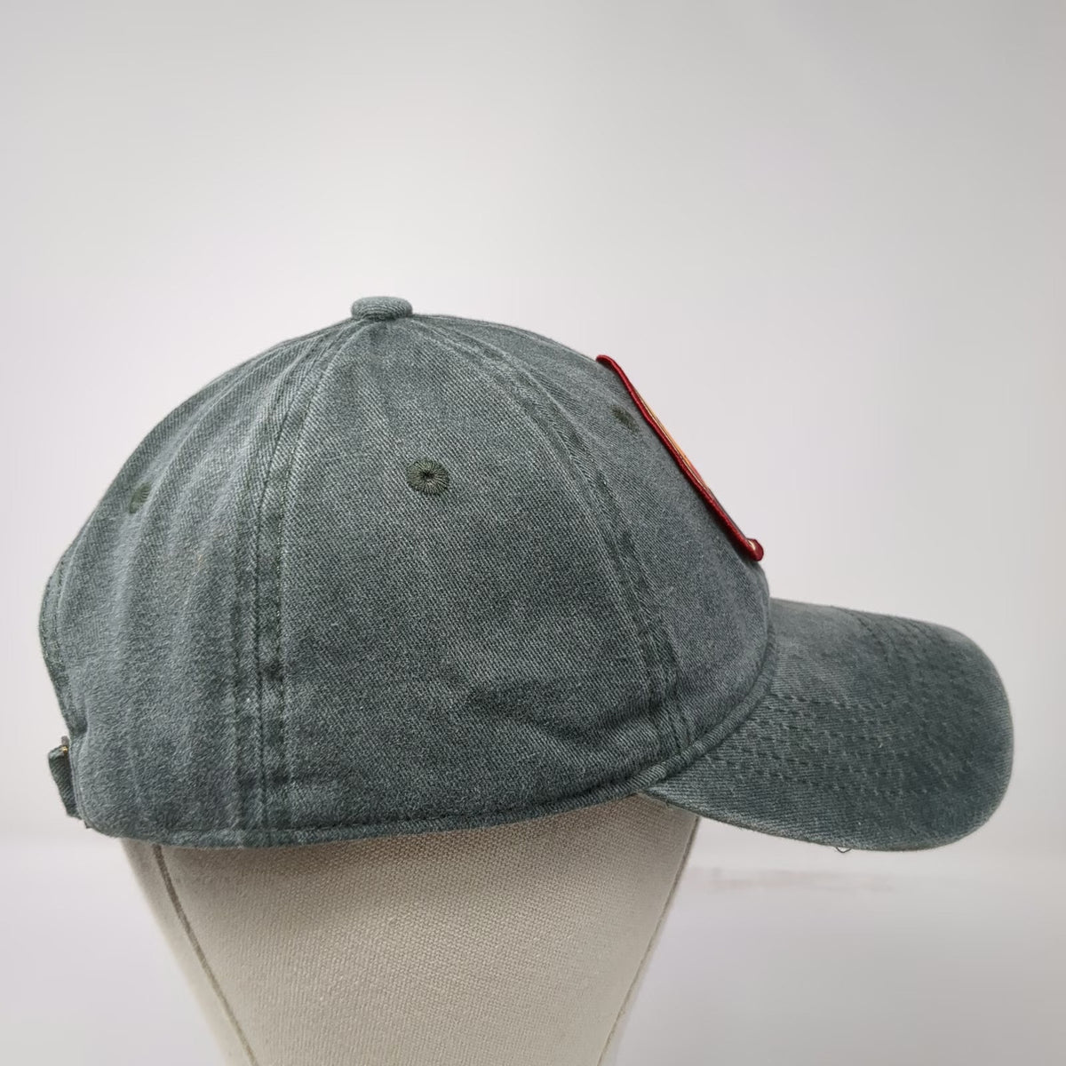 Baseball Cap Green One Size F45 Mountain Sunset Graphic Patch Hat Adjustable