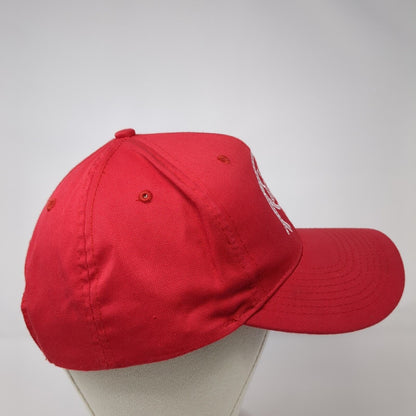 C-A-L Ranch Stores 45 Years Snapback Hat Red One Size Adjustable Nissun