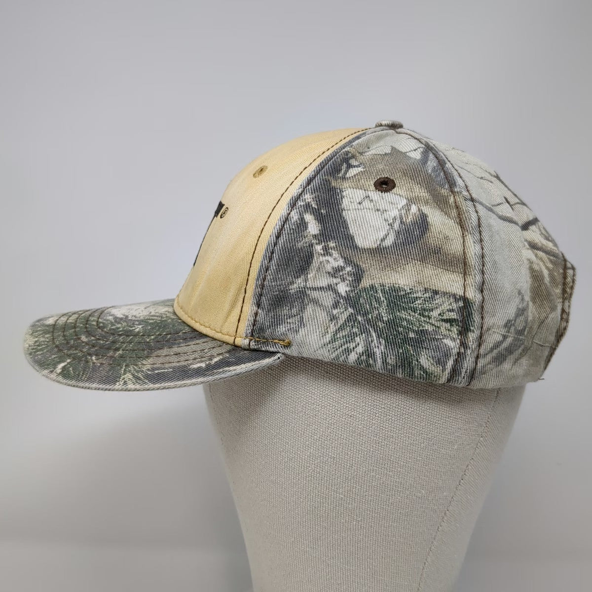 Dri-Duck Caterpillar CAT Baseball Cap Beige Camo One Size Strapback Work Hat