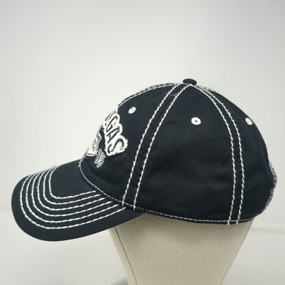 Hat Graphix 360 Baseball Cap Black One Size Las Vegas Nevada Sign White Stitch