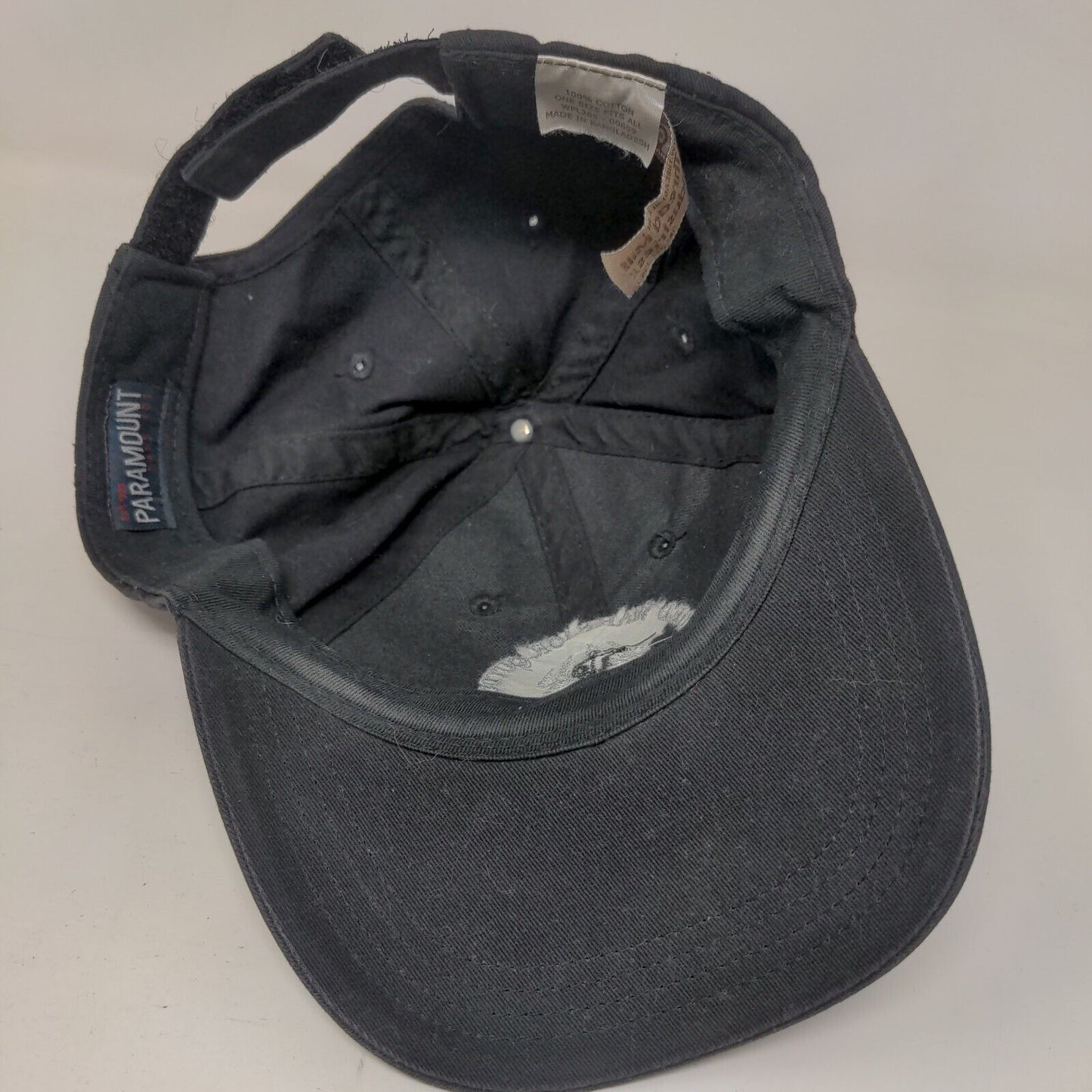 Wounded Warrior Outdoors Strapback Hat Black OSFA Embroidered Paramount