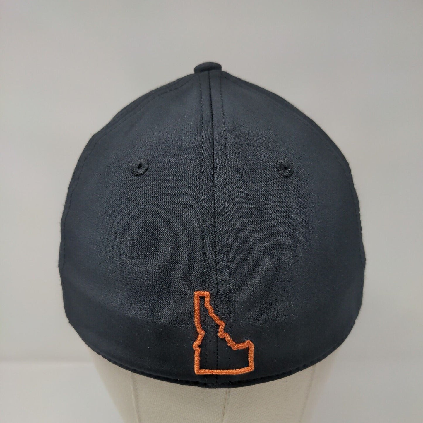 The Game Fitted Hat Black Small Breathable Lightweight Embroidered 6 Panel