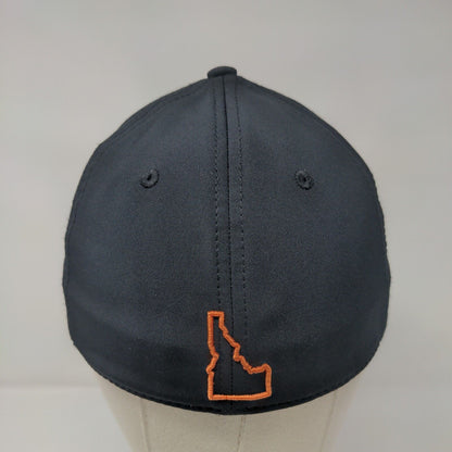 The Game Fitted Hat Black Small Breathable Lightweight Embroidered 6 Panel