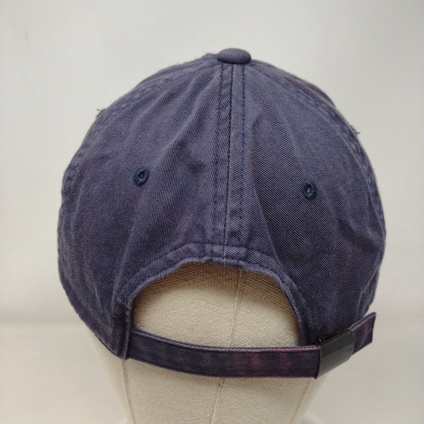 Vintage Old Navy Dept Athletics 2001 Slideback Hat Blue Size S/M Embroidered