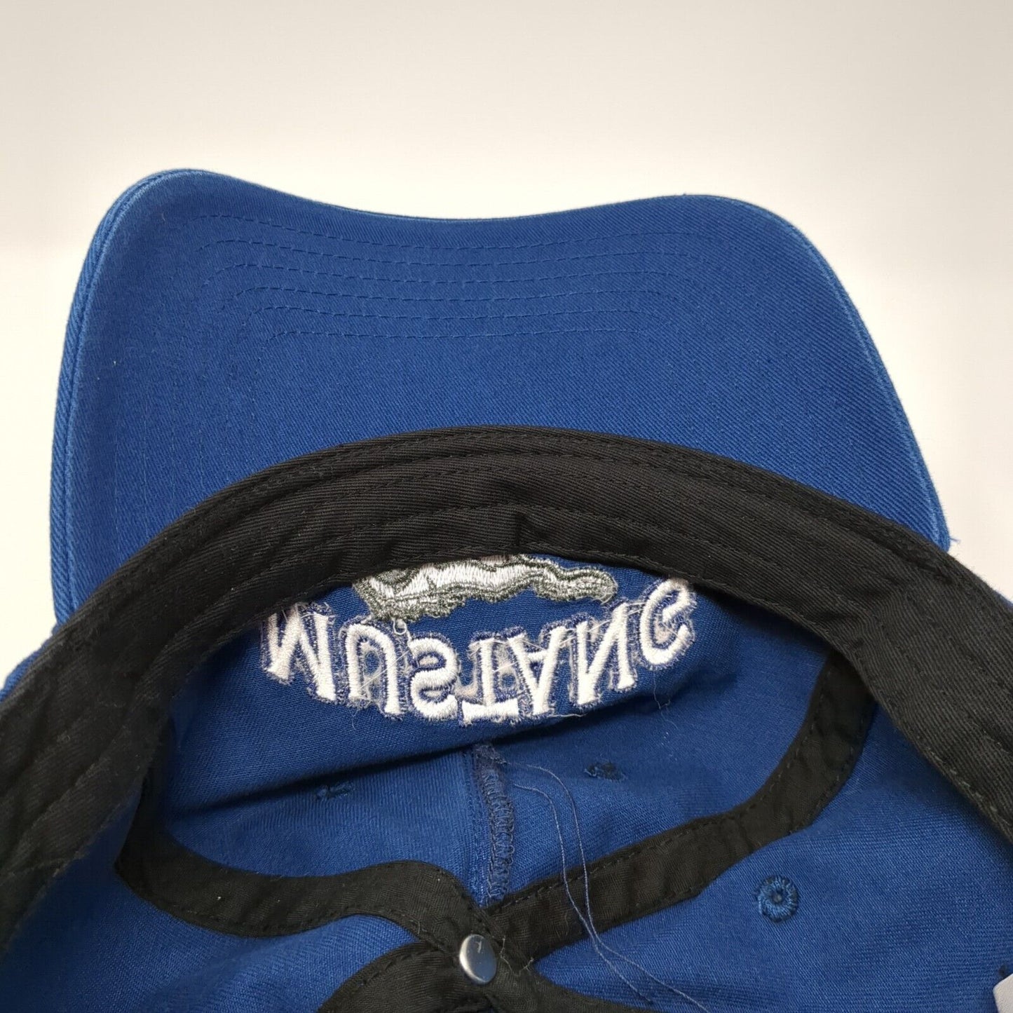 Ford Mustang Since 1964 Snapback Hat Blue One Size Adjustable Embroidered
