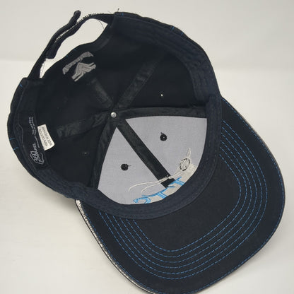 JTS Valley Baseball Cap Black OS Adjustable Embroidered 6 Panel 360 Apparel