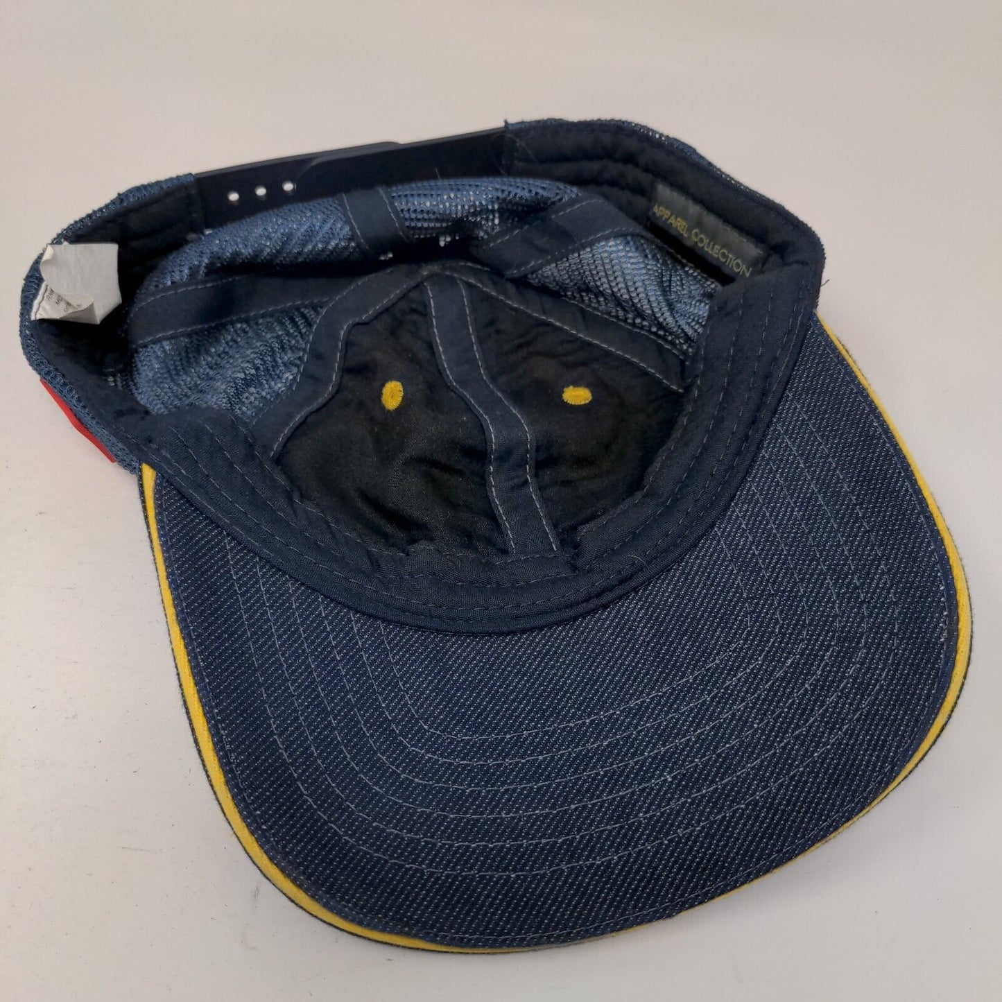 McDonald's Mesh Back Trucker Crew Hat Blue One Size Apparel Collection