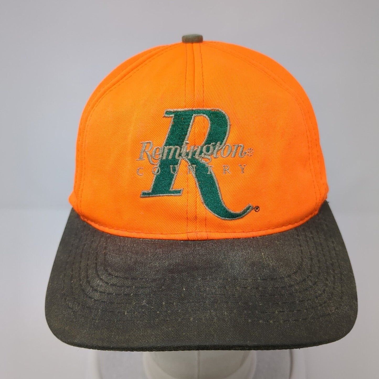 Remington Country Snapback Hat Orange OS Adjustable Embroidered Outdoor Cap