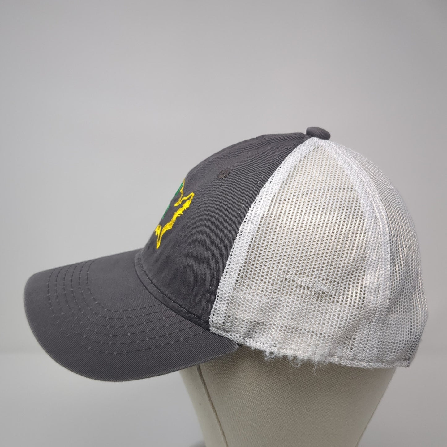 Ag-Pro Strapback Trucker Hat Gray One Size Adjustable Mesh Back Outdoor Cap