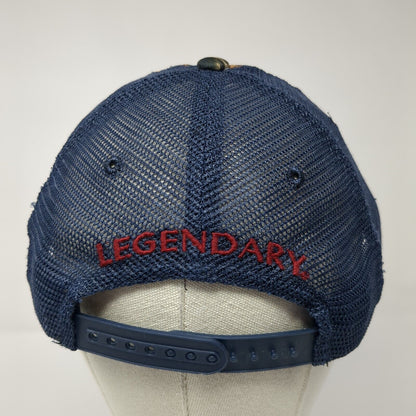 Legendary Whitetails Snapback Trucker Hat Camo One Size Mesh Back